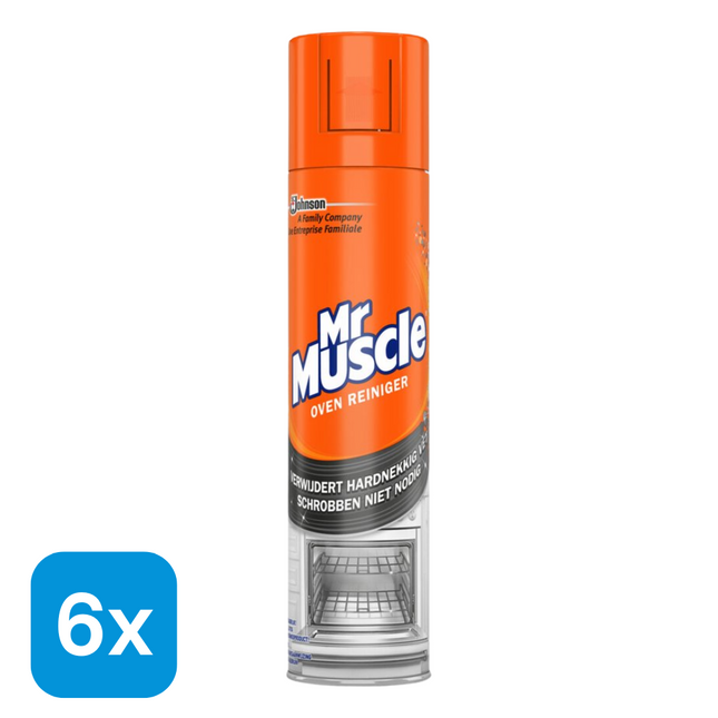 6x Mr. Muscle Ovenreiniger Spray - 300 ml