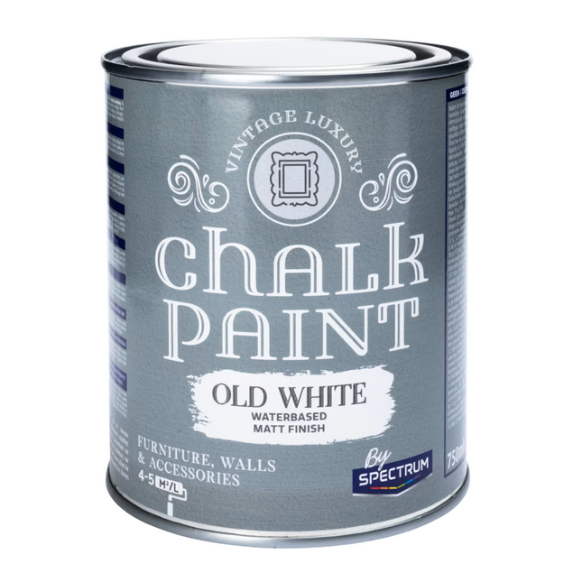 Chalk Paint Krijtverf Old White - 750 ml