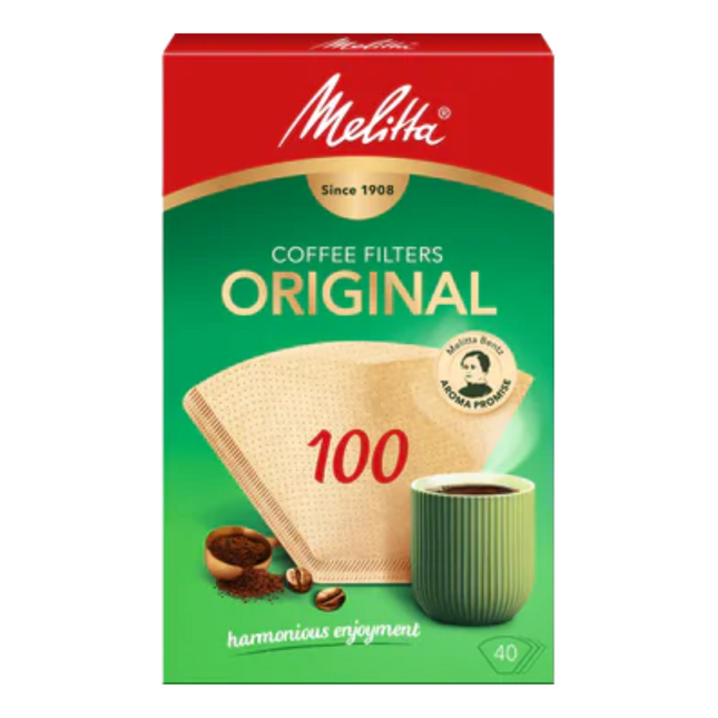 Melitta Koffiefilters 100 Bruin - 40 stuks