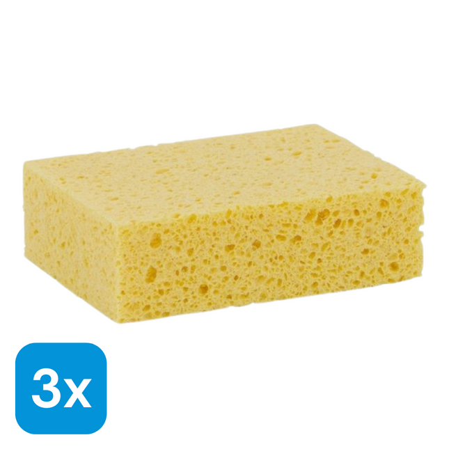 3x Viscose Schoonmaakspons