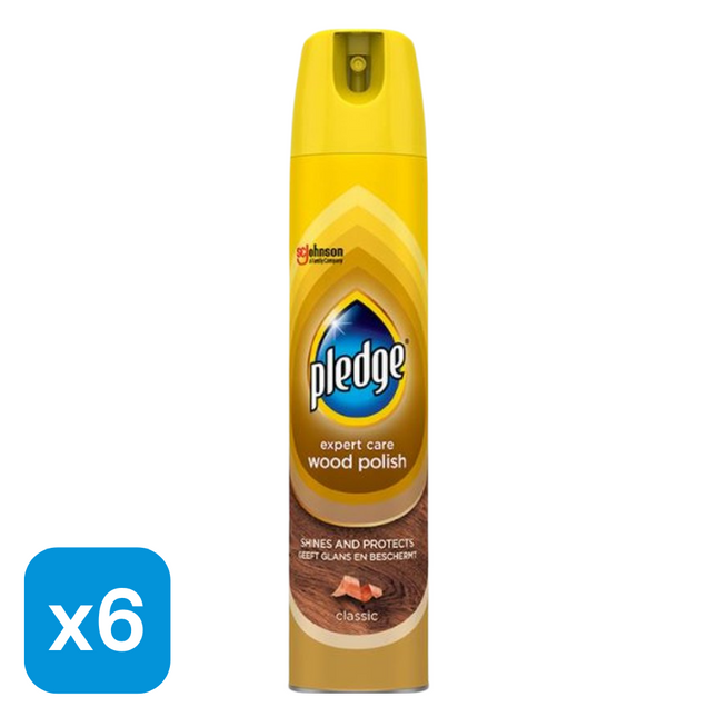 6x Pledge Meubelspray Classic - 250 ml6