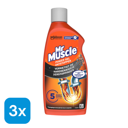 3x Mr. Muscle Keukenreiniger Spray - 500 ml