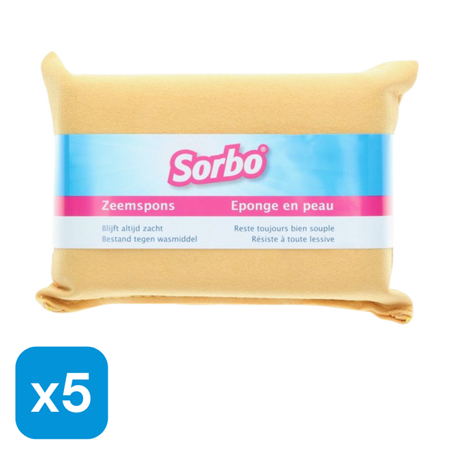 5x Sorbo Zeemspons