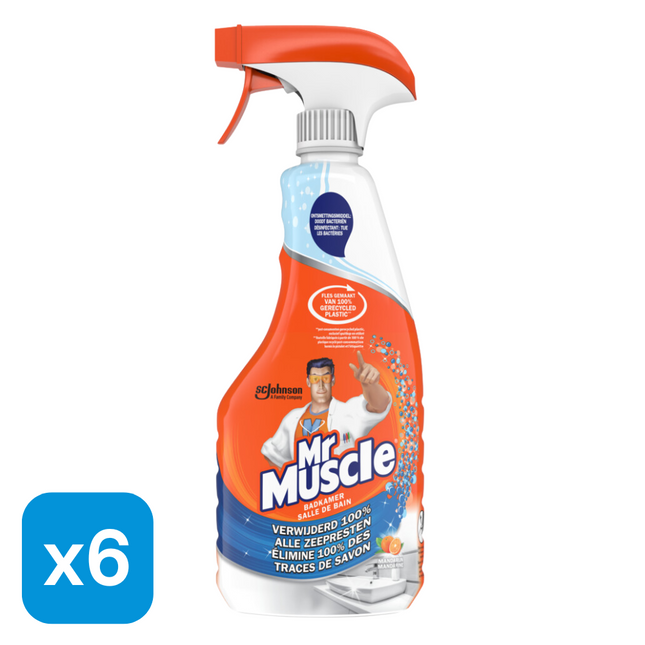 6x Mr. Muscle Badkamerreiniger - 500 ml