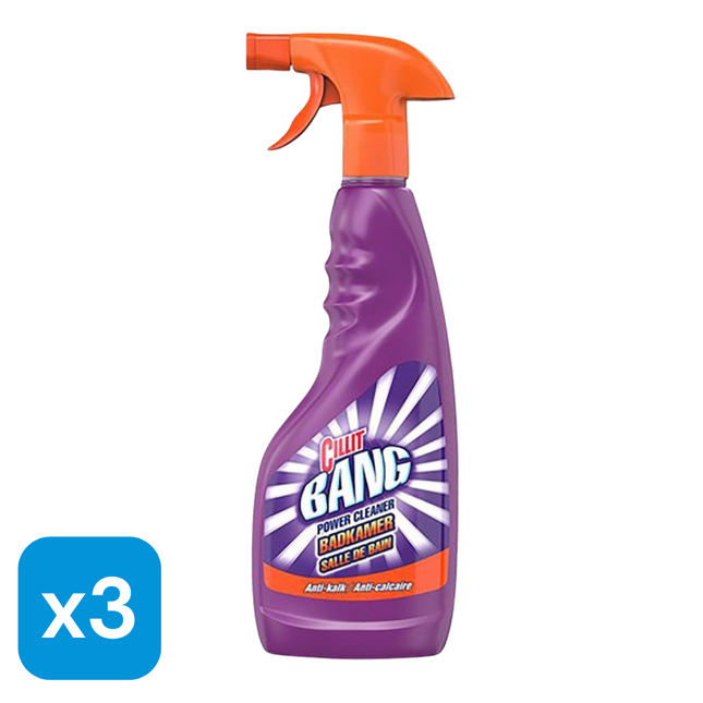 3x Cillit Bang Badkamerreiniger Spray - 440 ml