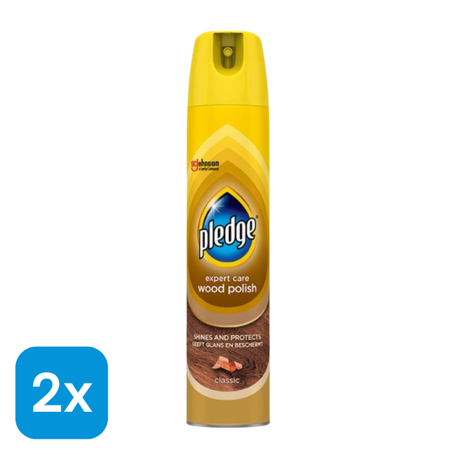 2x Pledge Meubelspray Classic - 250 ml