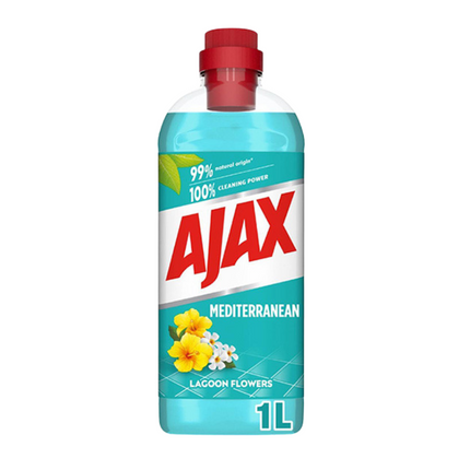 Ajax Allesreiniger Mediterranean Lagoon Flowers - 1 liter