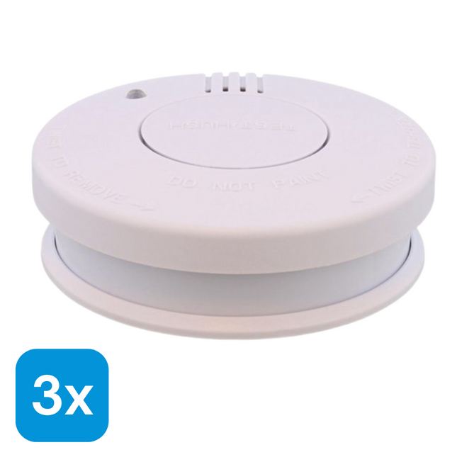 3x Smartwares Rookmelder PD-8828