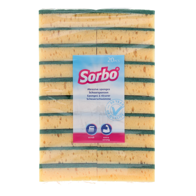 Sorbo Schuursponzen - 20 stuks