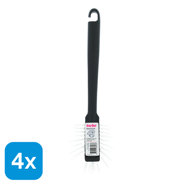 4x Sorbo Afwasborstel