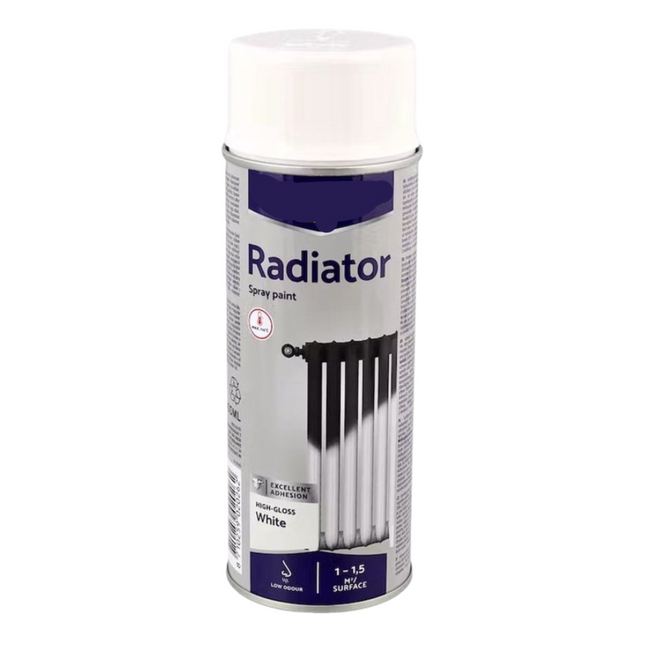 Spectrum Radiator Spuitverf Wit - 400 ml
