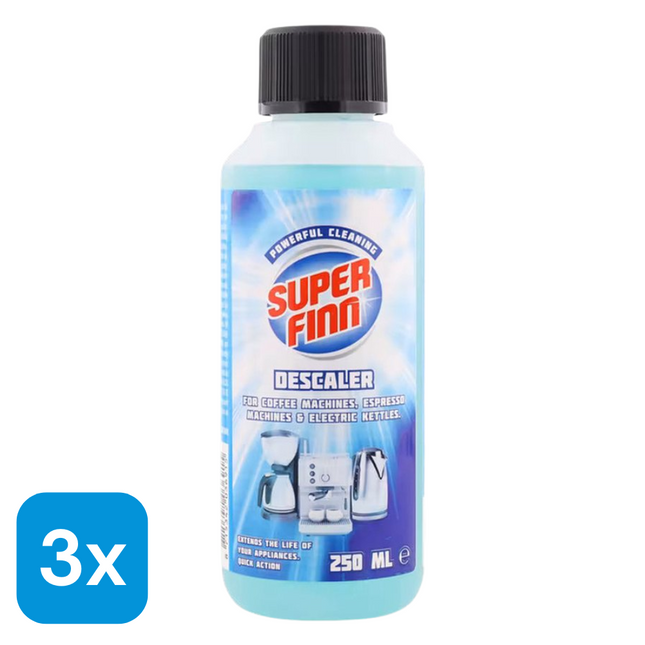 3x Superfinn Koffiemachine Ontkalker - 500 ml