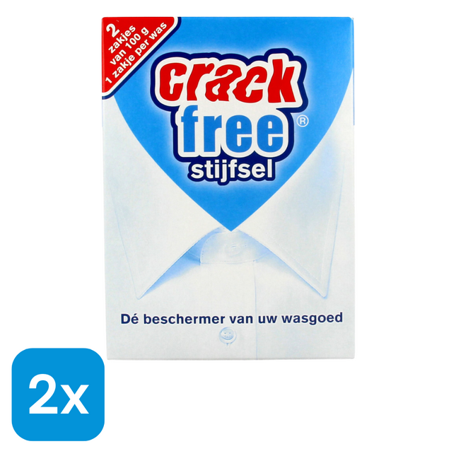 2x Crackfree Stijfselpoeder - 100 gr