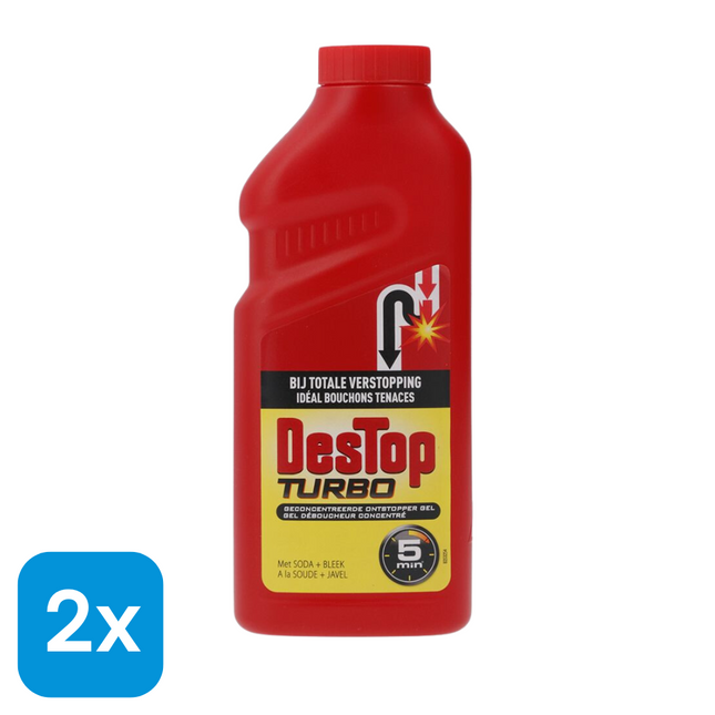 2x Destop Turbo Onstopper - 500 ml