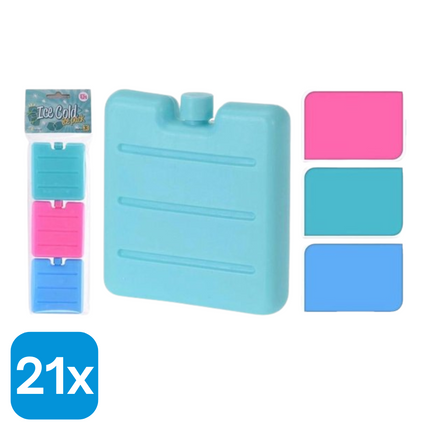 21x Mini Koelelementen Gekleurd