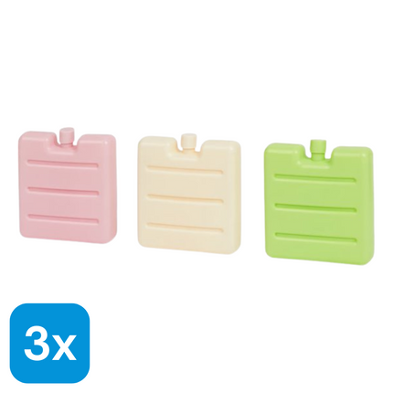3x Mini Koelelementen Gekleurd