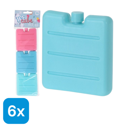 6x Mini Koelelementen Gekleurd