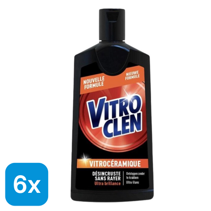 6x Vitroclen Keramische Reiniger - 200 ml