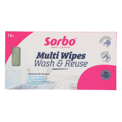Sorbo Microvezeldoeken - 16 stuks