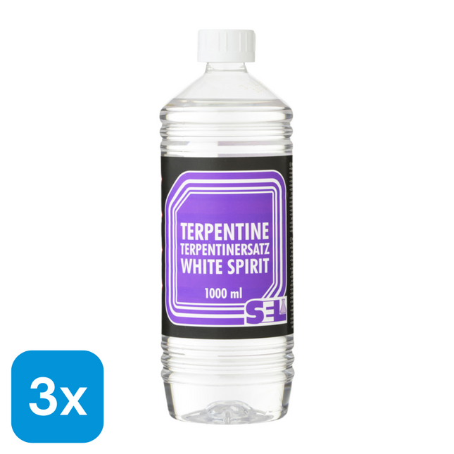 3x Terpentine - 1 liter