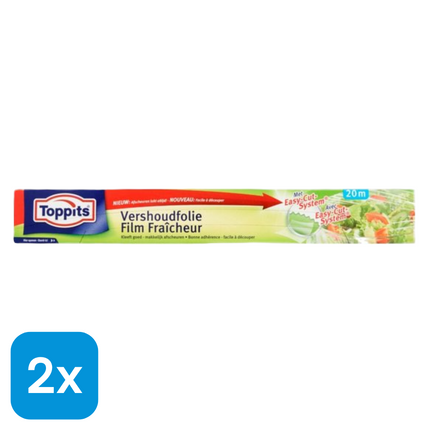 2x Toppits Vershoudfolie - 20 m