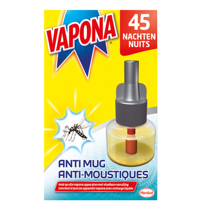 Vapona Navulling Anti-mug Muggenstekker 45 nachten - 18 ml