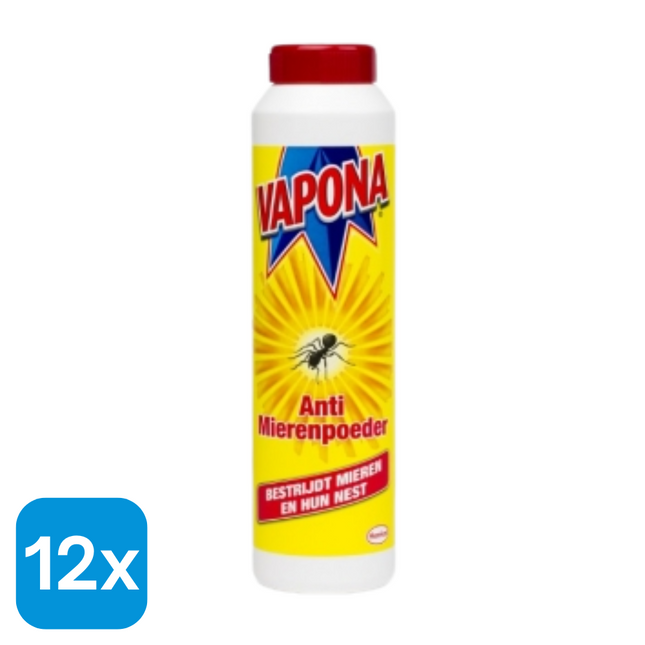 12x Vapona Anti-mierenpoeder - 150 gr