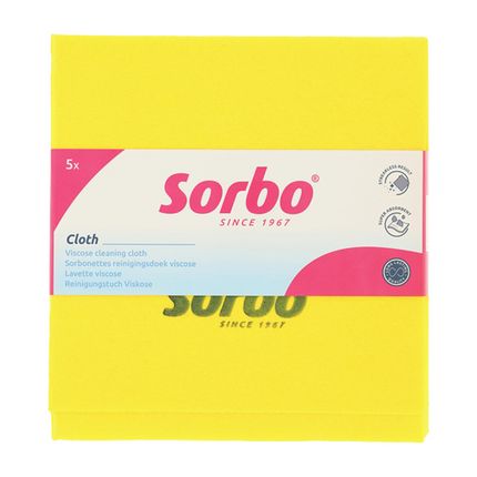 Sorbo Sorbonettes Schoonmaakdoekjes - 5 stuks