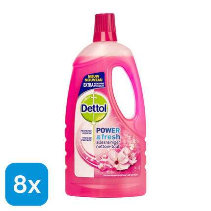 8x Dettol Allesreiniger Kersenbloesem - 1 liter