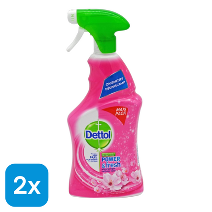 2x Dettol Allesreiniger Spray Kersenbloesem - 750 ml