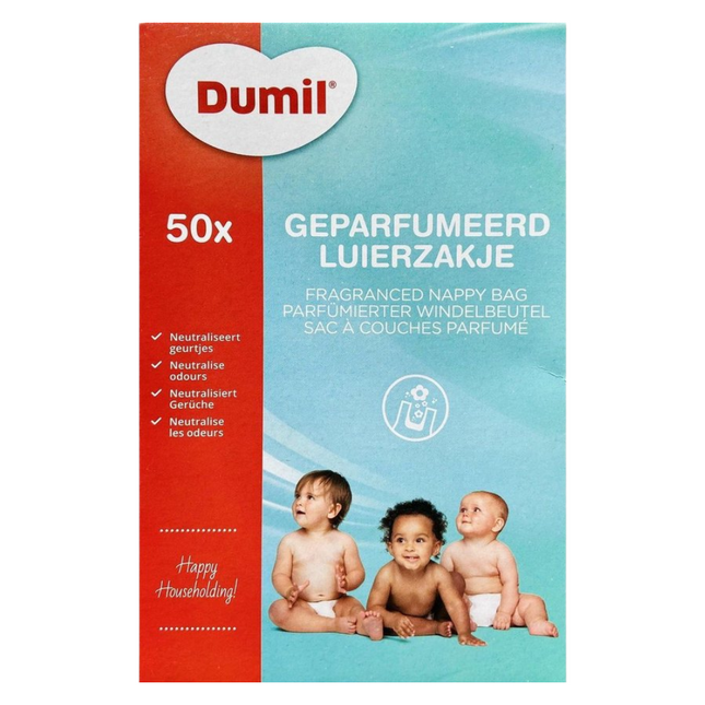Dumil Geparfumeerde Luierzakjes - 50 stuks