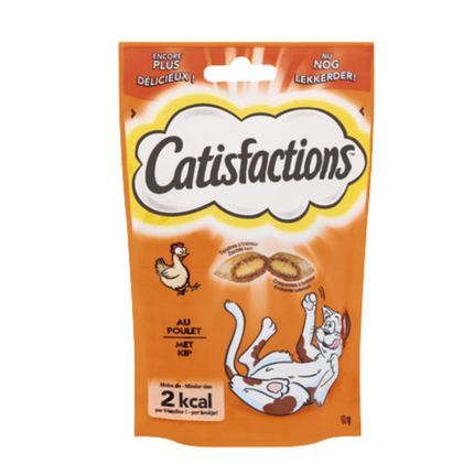 Catisfactions Kattensnack Kip - 60 gr