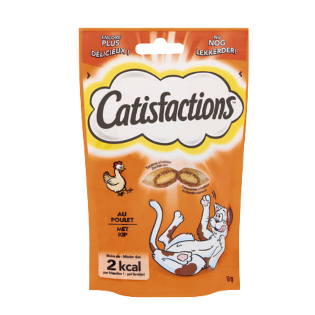 Catisfactions Kattensnack Kip - 60 gr
