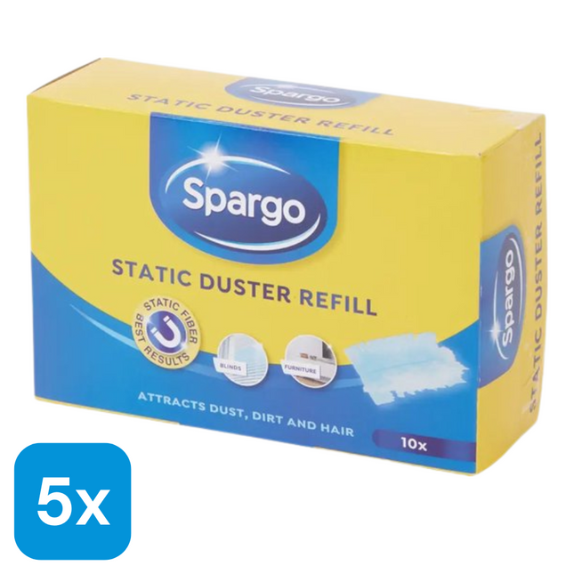 5x Spargo Navul Stofdoekjes - 10 stuks