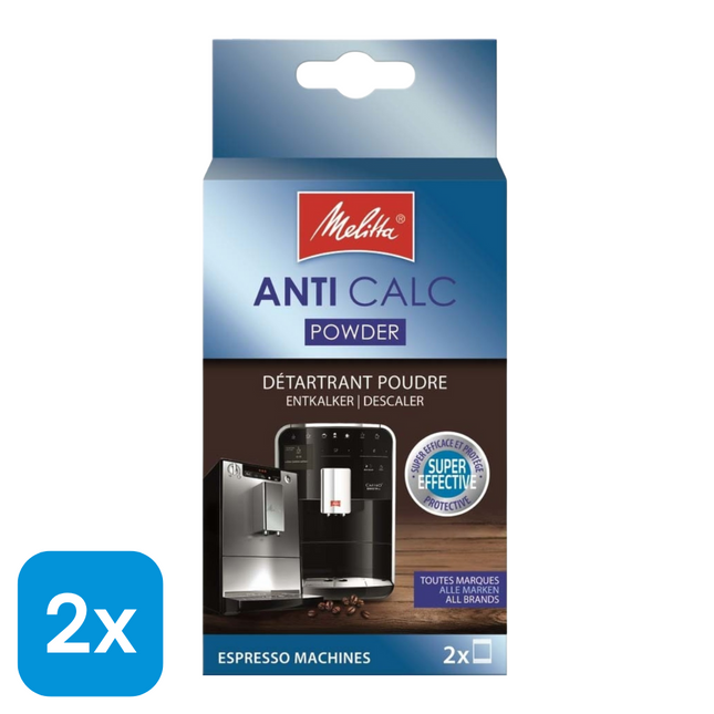 2x Melitta Ontkalkingspoeder - 2 stuks