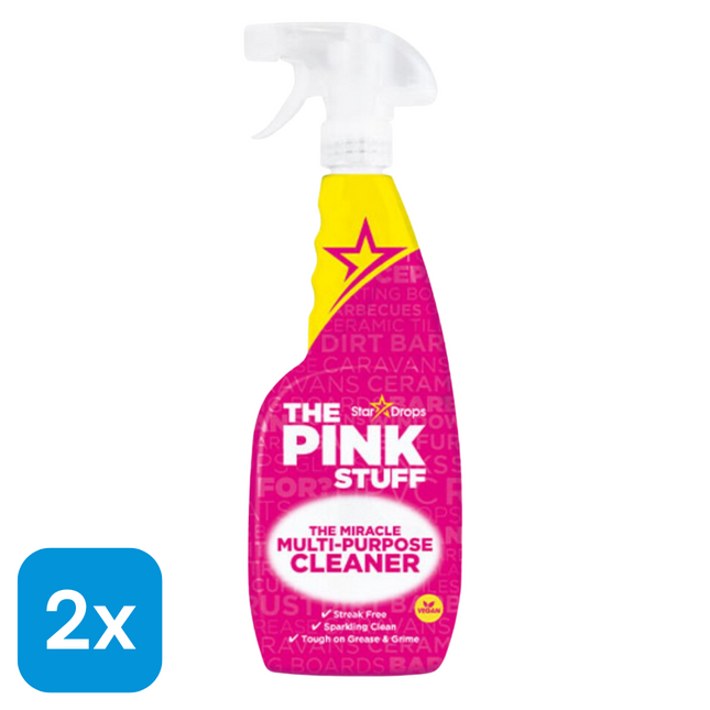2x The Pink Stuff Allesreiniger - 750 ml