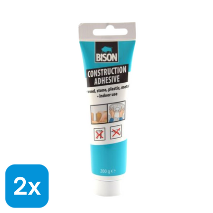 2x Bison Montagelijm - 200 gr