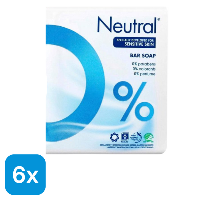 6x Neutral Zeeptablet - 100 gr