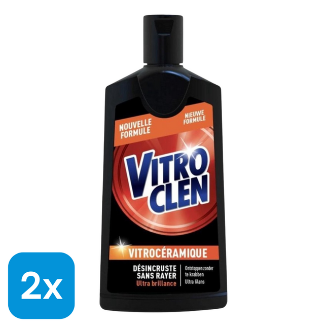 2x Vitroclen Keramische Reiniger - 200 ml