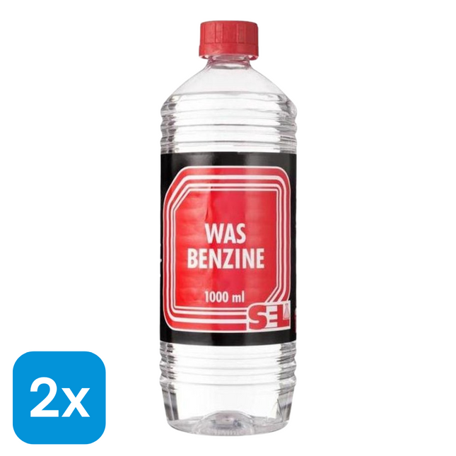 2x Wasbenzine - 1 liter