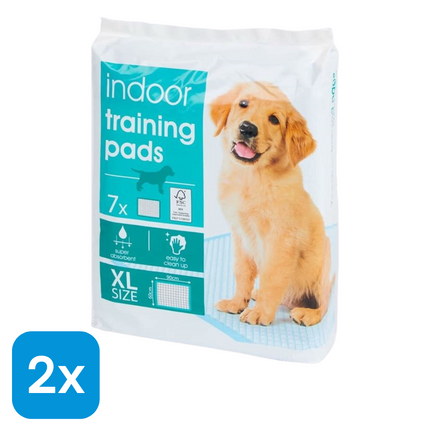 2x Indoor Training Pads voor Honden XL - 7 stuks