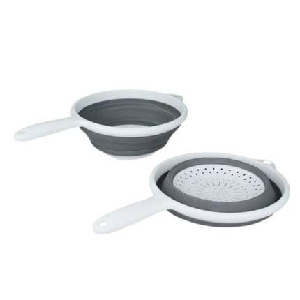Vergiet Inklapbaar Grijs/Wit - Ø22 cm