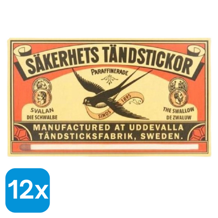 12x Zwaluw Lucifers Extra Lang