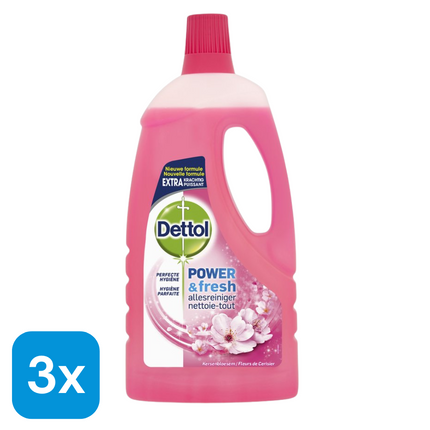 3x Dettol Allesreiniger Kersenbloesem - 1 liter