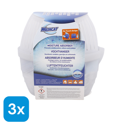 3x Washcat Vochtvanger - 450 gr
