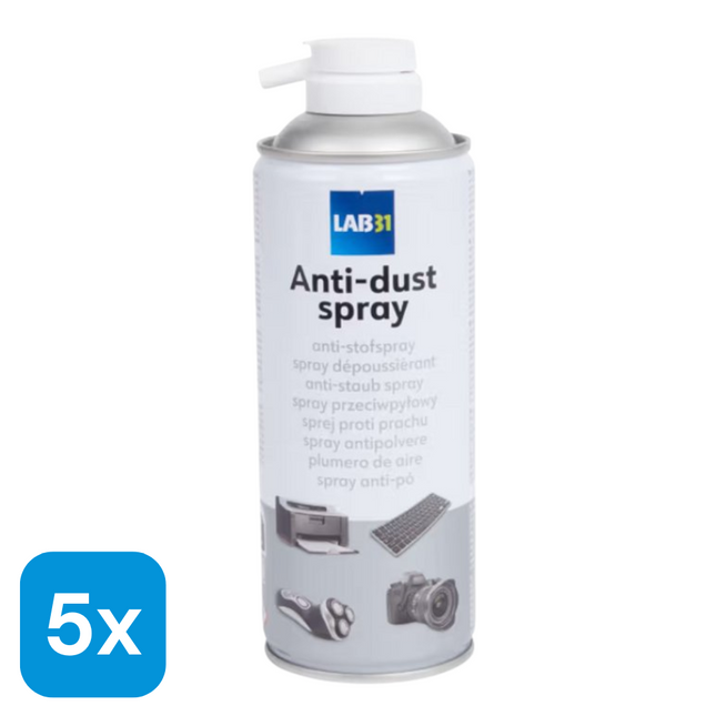 5x Lab31 Anti-stof Spray - 400 ml