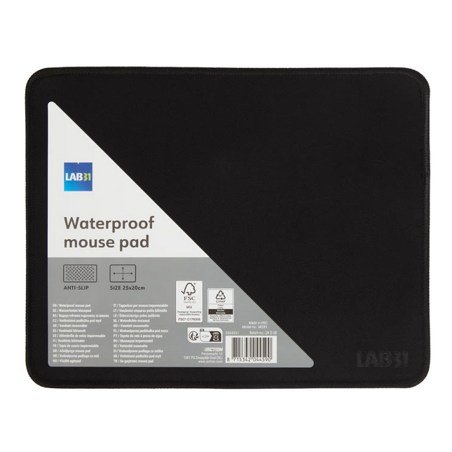 Lab31 Muismat Waterbestendig - 25x20 cm