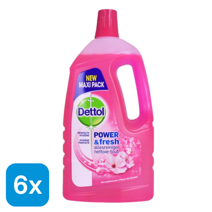6x Dettol Allesreiniger Kersenbloesem - 1 liter