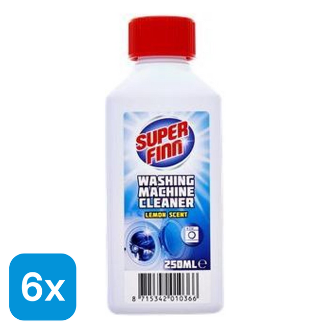 6x Super Finn Wasmachinereiniger - 500 ml