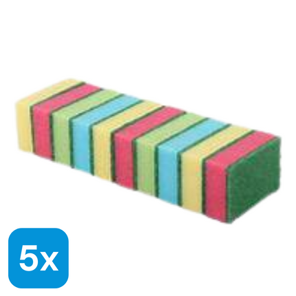 5x Sorbo Schuursponsjes - 10 stuks